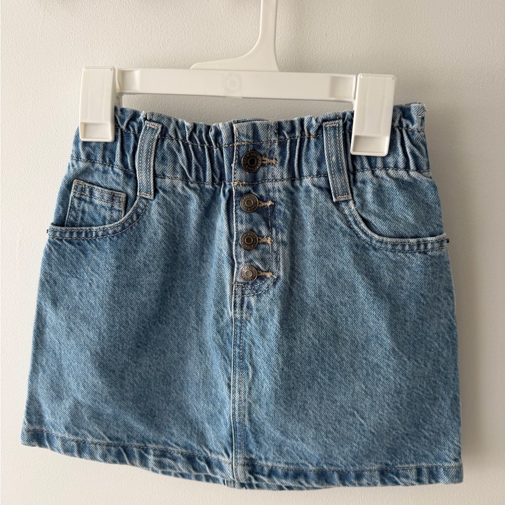 Denim Blue Girls Skirt